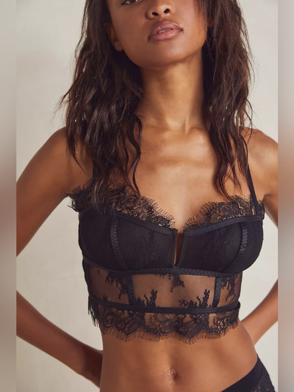 Free People Layer In Lace Bustier
